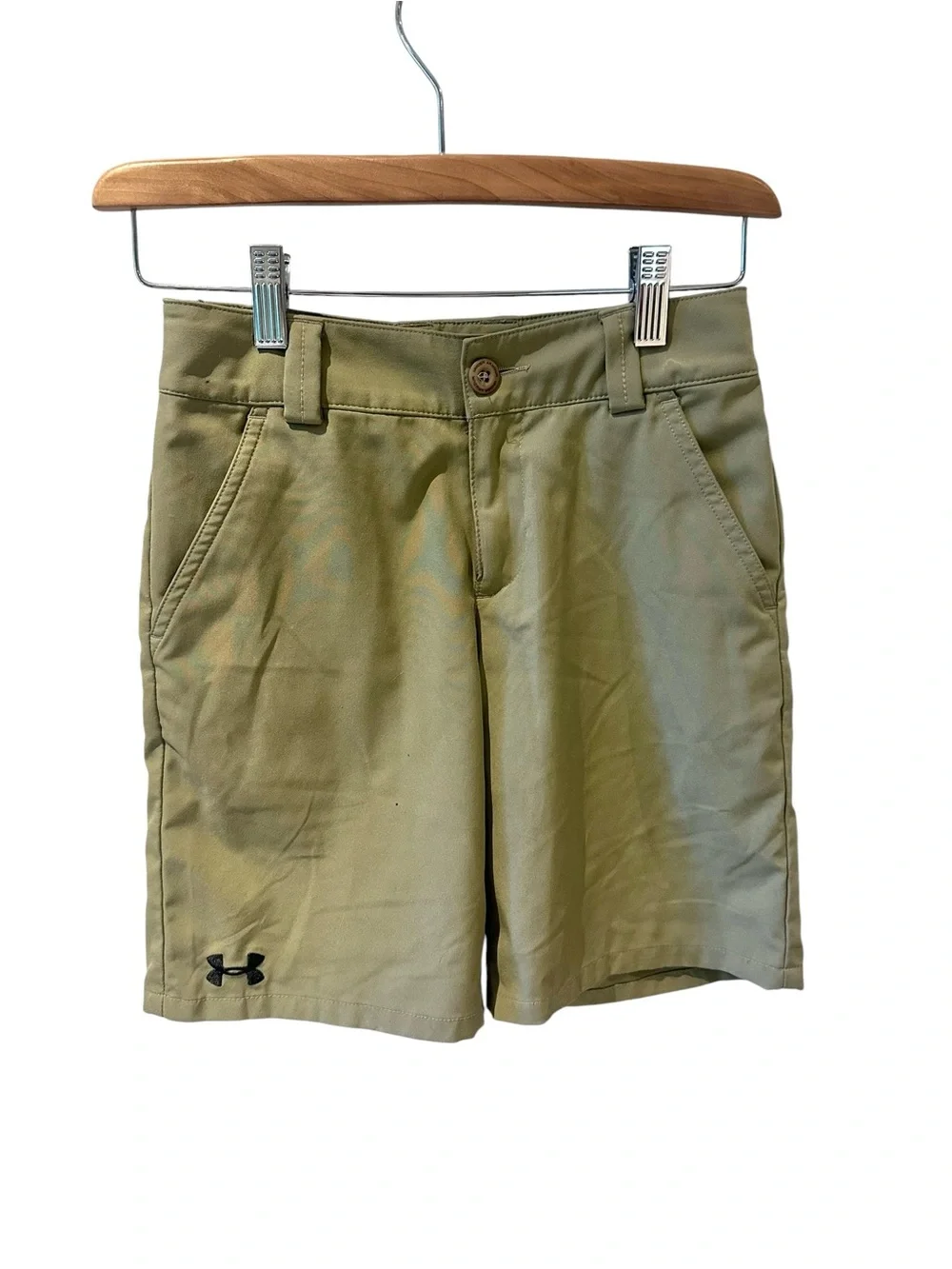 Under Armour Medal‎ Play Golf Shorts Tan Youth Size Small (8)